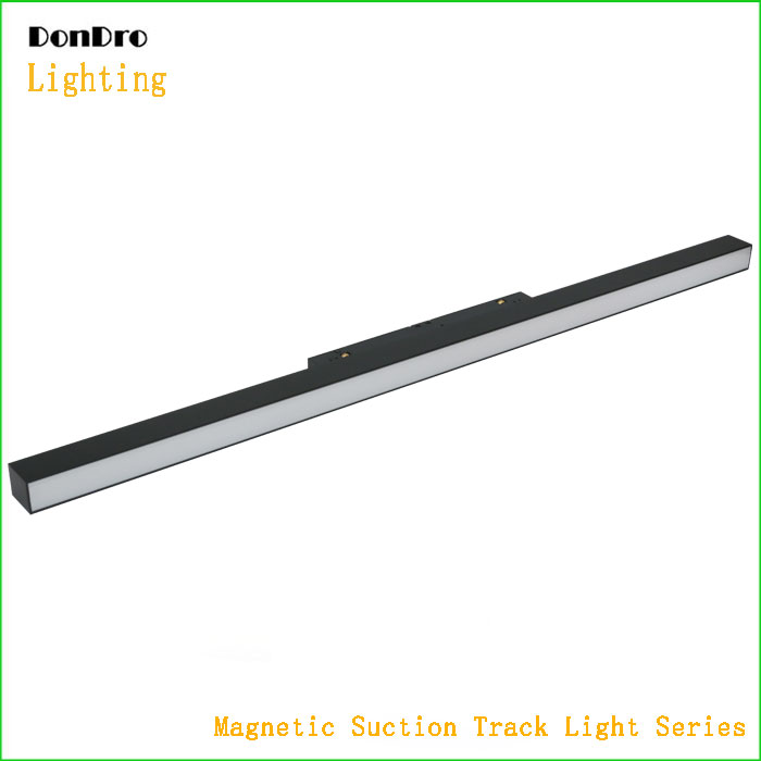 Magnetic suction track light