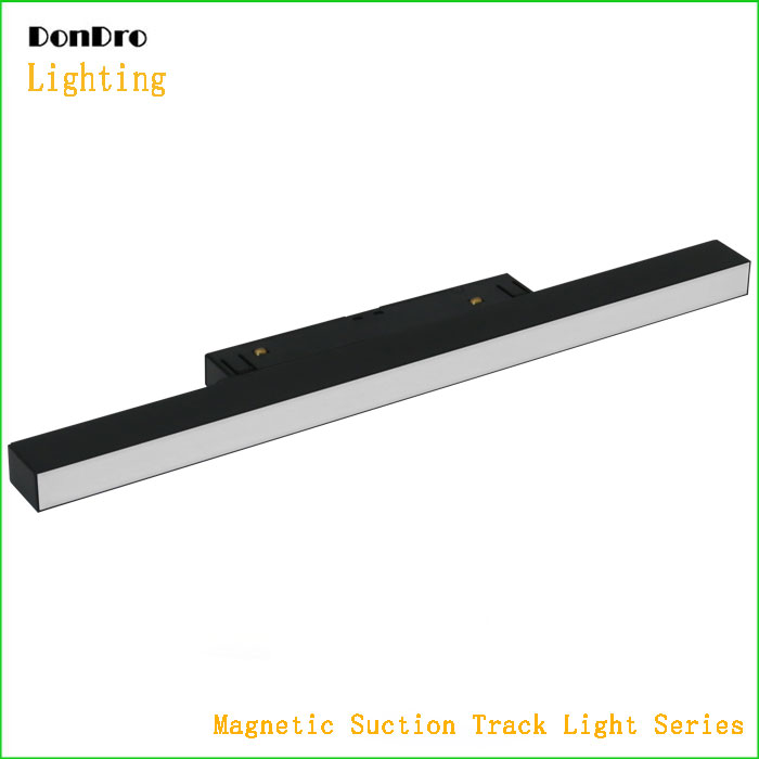 Magnetic suction track light