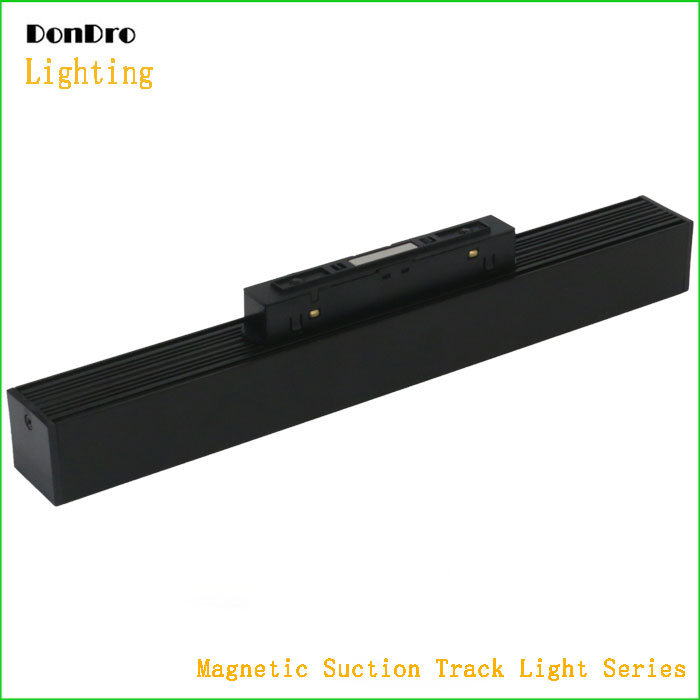 Magnetic suction track light