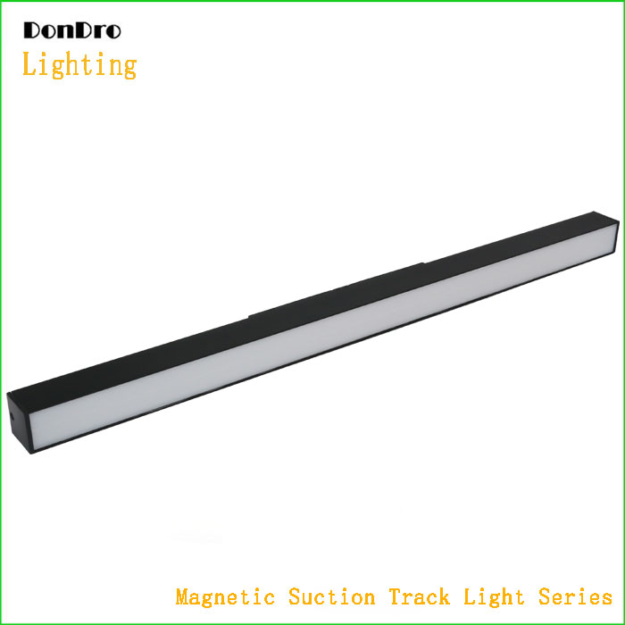 Magnetic suction track light