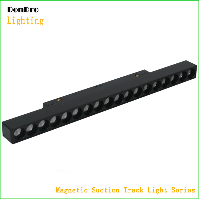 Magnetic suction track light