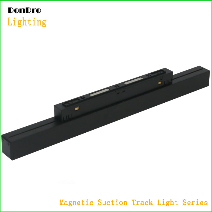 Magnetic suction track light