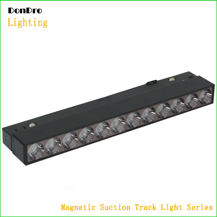 Magnetic suction track light