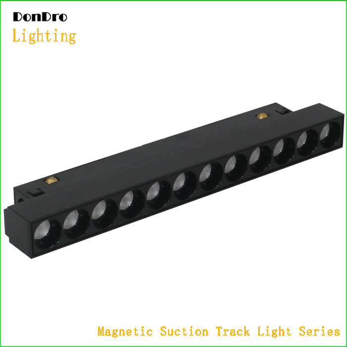 Magnetic suction track light