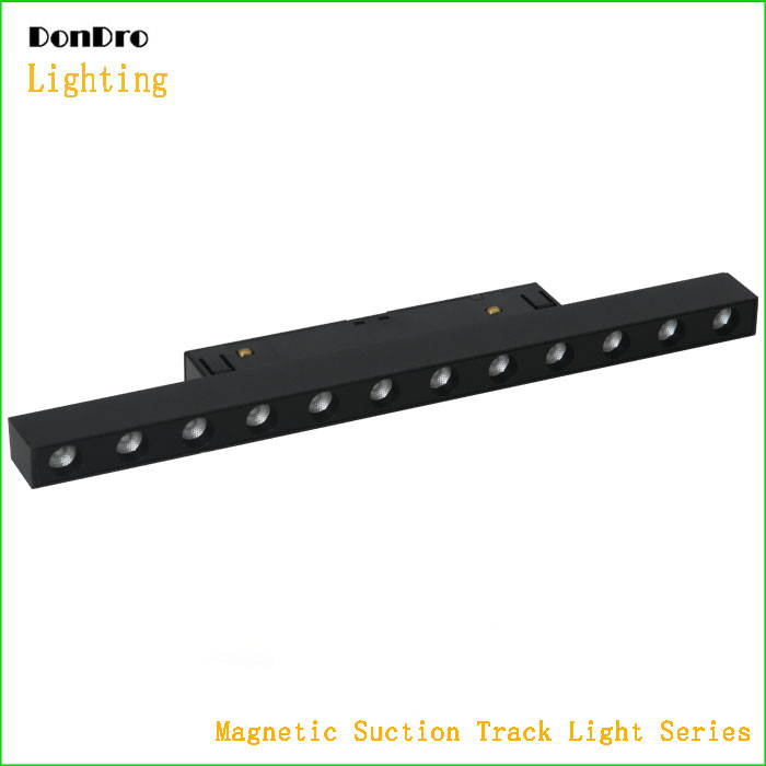 Magnetic suction track light