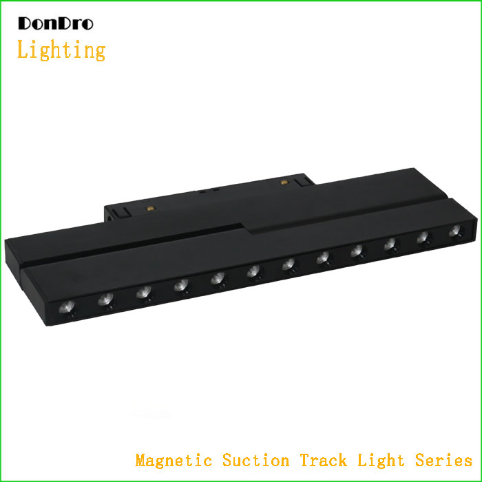 Magnetic suction track light