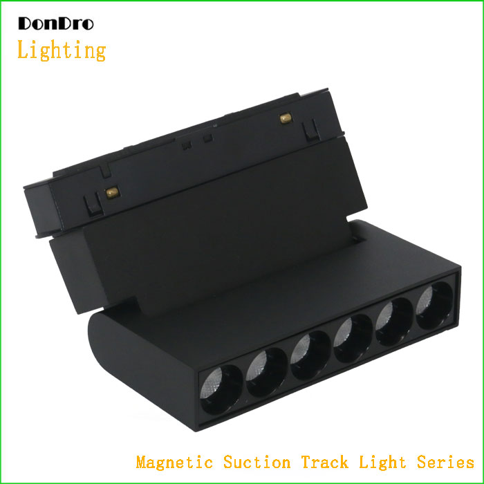 Magnetic suction track light