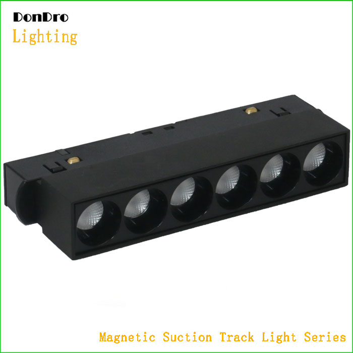 Magnetic suction track light