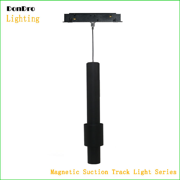 Magnetic suction track light