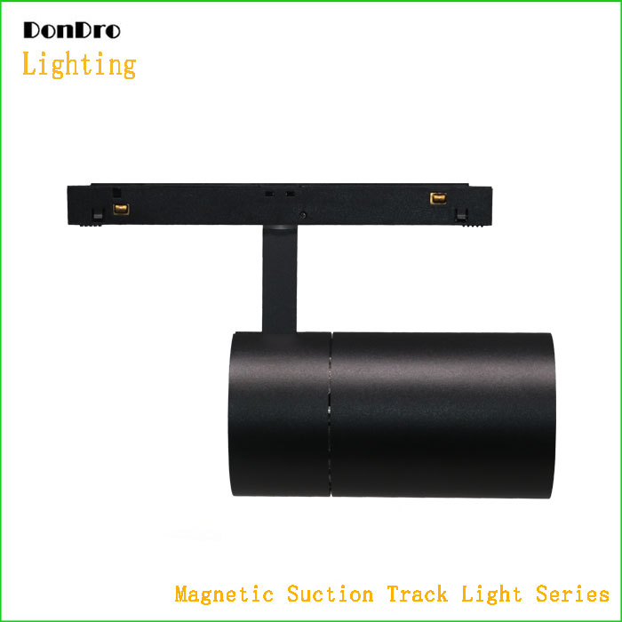 Magnetic suction track light