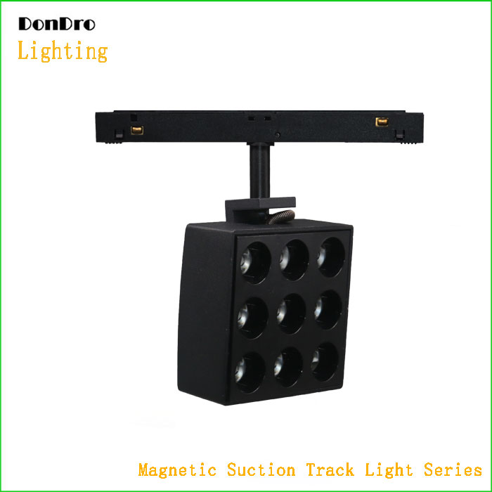 Magnetic suction track light