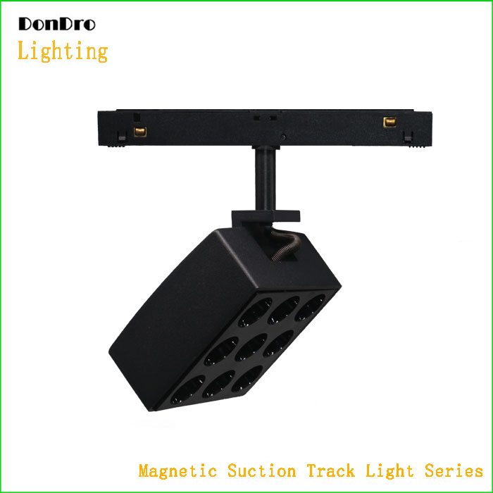 Magnetic suction track light