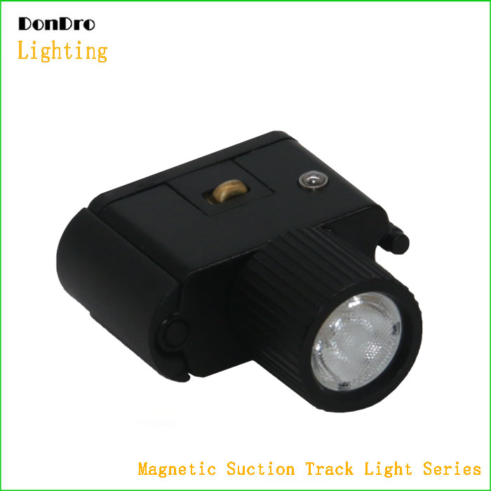 Magnetic suction track light